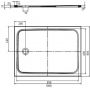 Brodzik prostokątny 100x80 cm 361647980001 Kaldewei Cayonoplan zdj.2