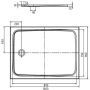 Brodzik prostokątny 100x90 cm 361700010001 Kaldewei Cayonoplan zdj.2