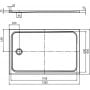 Brodzik prostokątny 130x80 cm 362400010001 Kaldewei Cayonoplan zdj.2