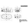 Wanna z hydromasażem 180x80 cm owalna biała 282860000001 Kaldewei Centro Duo Oval zdj.2