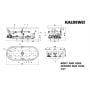 Wanna z hydromasażem 180x80 cm owalna czarna 282893880676 Kaldewei Centro Duo Oval zdj.2