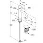 Kludi Nova Fonte 202890515 bateria umywalkowa stojąca chrom zdj.2