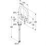 Kludi Bozz 380285376 bateria umywalkowa stojąca biała zdj.2