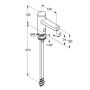 Kludi Zenta SL 3810039 bateria umywalkowa stojąca elektroniczna czarna zdj.2