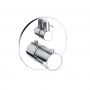 Bateria wannowo-prysznicowa podtynkowa z termostatem chrom 388100545 Kludi Zenta SL zdj.1