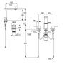 Kludi Zenta SL 483930565 bateria umywalkowa stojąca zdj.2