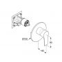 Bateria prysznicowa podtynkowa chrom 487550565 Kludi Zenta SL zdj.2