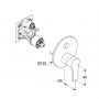 Bateria wannowo-prysznicowa podtynkowa chrom 487590565 Kludi Zenta SL zdj.2