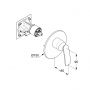 Bateria prysznicowa podtynkowa chrom 527550575 Kludi Balance zdj.2
