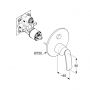 Bateria wannowo-prysznicowa podtynkowa chrom 527590575 Kludi Balance zdj.2