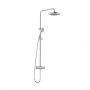 Zestaw prysznicowy ścienny termostatyczny z deszczownicą chrom 680820500 Kludi Logo Neo zdj.1