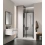 Drzwi prysznicowe CK1GL090203PK Kermi Cada XS Czarny Soft zdj.2