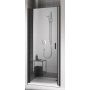 Drzwi prysznicowe 75 cm uchylne do wnęki CK1WL075203PK Kermi Cada XS Czarny Soft zdj.1