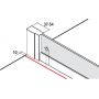 Ścianka prysznicowa 100 cm CKTWL10020VPK Kermi Cada XS CKTWR/L zdj.3