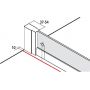 Ścianka prysznicowa 75 cm CKTWR07520VPK Kermi Cada XS CKTWR/L zdj.3