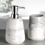 Kleine Wolke Marble 5854901854 dozownik do mydła biały zdj.3