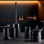 Szczotka toaletowa stojąca czarna-ceramiczna 8681926856 Kleine Wolke Deep zdj.4