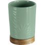 Kubek do mycia zębów zielony 8092685852 Kleine Wolke Palm zdj.1