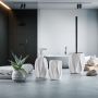 Szczotka toaletowa stojąca ceramiczna-beżowa 8684289856 Kleine Wolke Trevi zdj.3