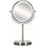 Lusterko kosmetyczne 17.5x17.5 cm okrągłe z oświetleniem chrom 5887124886 Kleine Wolke LED Mirror zdj.2
