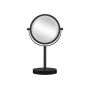 Lusterko kosmetyczne 17.5x29.5 cm okrągłe z oświetleniem czarny 5887926886 Kleine Wolke LED Mirror zdj.2
