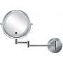 Lusterko kosmetyczne 22x29 cm okrągłe z oświetleniem chrom 8487124886 Kleine Wolke LED Mirror zdj.1