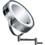 Lusterko kosmetyczne 22x29 cm okrągłe z oświetleniem chrom 8487124886 Kleine Wolke LED Mirror zdj.3