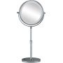 Lusterko kosmetyczne 20.5x37 cm okrągłe z oświetleniem srebrny 8507124886 Kleine Wolke LED Mirror zdj.3