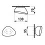 Wieszak na ręcznik brąz antyczny H8709761880001 Laufen Il Bagno Alessi zdj.2