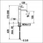 Bateria umywalkowa stojąca chrom HF506614100000 Laufen Meda zdj.2