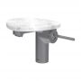 Bateria umywalkowa stojąca biała-stal HF506702505060 Laufen Ada zdj.1