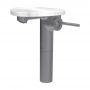 Bateria umywalkowa stojąca biała-stal HF506714505060 Laufen Ada zdj.1