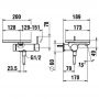 Bateria wannowo-prysznicowa ścienna z termostatem czarna HF506765506060 Laufen Ada zdj.2