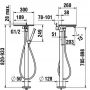 Bateria wannowo-prysznicowa wolnostojąca czarna HF506781516060 Laufen Ada zdj.2