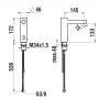 Laufen Twintronic HF707004100000 bateria umywalkowa stojąca elektroniczna chrom zdj.2