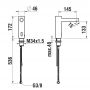 Laufen Twintronic HF707004100060 bateria umywalkowa stojąca elektroniczna chrom zdj.2