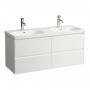 Szafka 118x45x51.5 cm podumywalkowa wisząca biała H4035741122601 Laufen Lani zdj.1