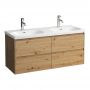 Szafka 118x45x51.5 cm podumywalkowa wisząca dąb H4035741122671 Laufen Lani zdj.1