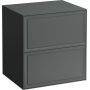 Szafka z blatem 57.5x45.5x60 cm podumywalkowa wisząca szara H4060060856271 Laufen The New Classic zdj.1