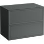 Szafka z blatem 77.5x45.5x60 cm podumywalkowa wisząca szara H4060160856271 Laufen The New Classic zdj.1
