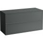Szafka z blatem 117.5x45.5x60 cm podumywalkowa wisząca szary H4060260856271 Laufen The New Classic zdj.1