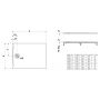 Brodzik prostokątny 100x90 cm czarny H2109570800001 Laufen Pro zdj.2