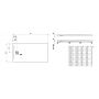 Brodzik prostokątny 160x80 cm beton H2139580790001 Laufen Pro zdj.2