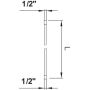 Wąż prysznicowy 125 cm chrom HF504740000000 Laufen zdj.2
