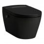 Toaleta myjąca wisząca bez kołnierza ze spłukiwaniem wirowym czarna H8208417230001 Laufen Cleanet Auria zdj.1