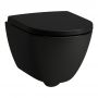 Miska WC wisząca bez kołnierza ze spłukiwaniem wirowym czarny mat H8208637160001 Laufen Pro X zdj.1
