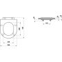 Nakładka sedesowa biała H891864A000001 Laufen Pro X zdj.2