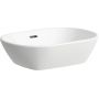 Umywalka 50x35 cm owalna nablatowa biała H8120834001121 Laufen Lua zdj.1