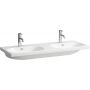 Umywalka 120x46 cm prostokątna podwójna biała H8140814001041 Laufen Lua zdj.1