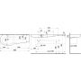 Umywalka 160x50 cm ścienna-meblowa czarna H8149717161041 Laufen Il Bagno Alessi zdj.2